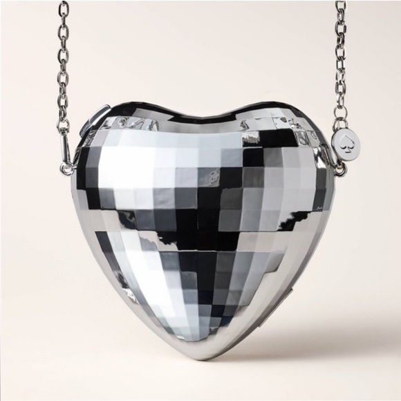 Kate Spade x Target Exclusive Rare Disco Heart Crossbody Purse NWT - Picture 1 of 9